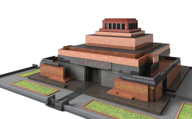 Maquette 3D du Mausolée de Lénine
